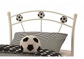 3ft Single Football Soccer White Metal Bed Frame 4